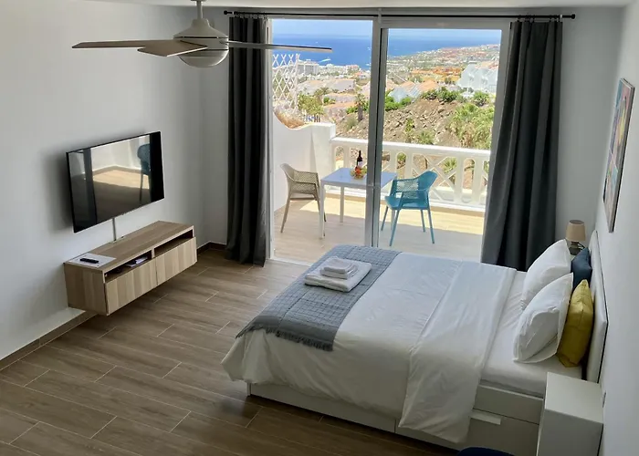 - Modern With Terrace Views Of Ocean & Sunset * Costa Adeje (Tenerife)
