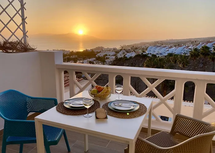 - Modern With Terrace Views Of Ocean & Sunset * Costa Adeje (Tenerife)